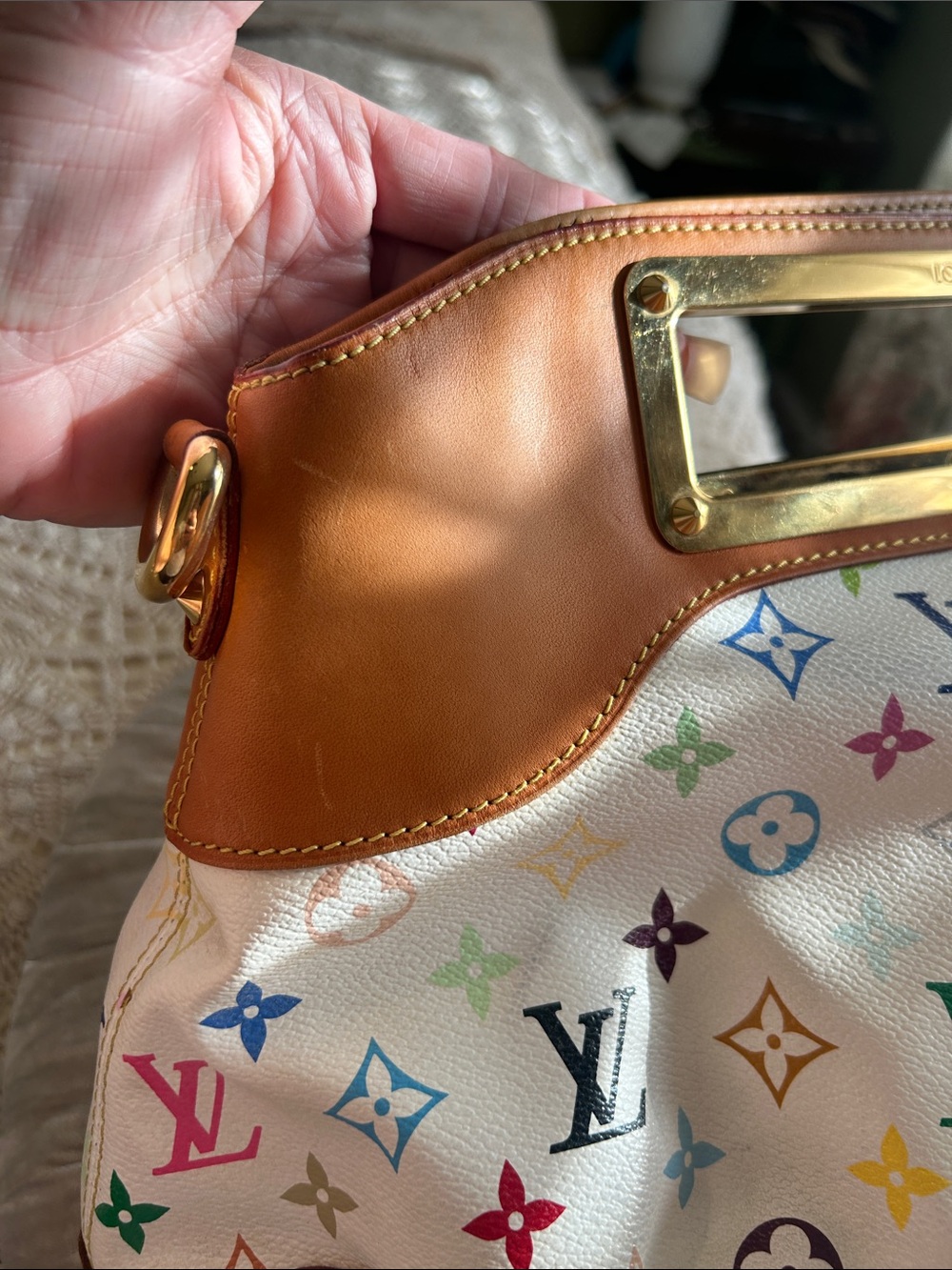 Louis Vuitton Murakami Judy GM with matching wallet. - Picture 14 of 17